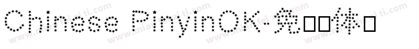 Chinese PinyinOK字体转换